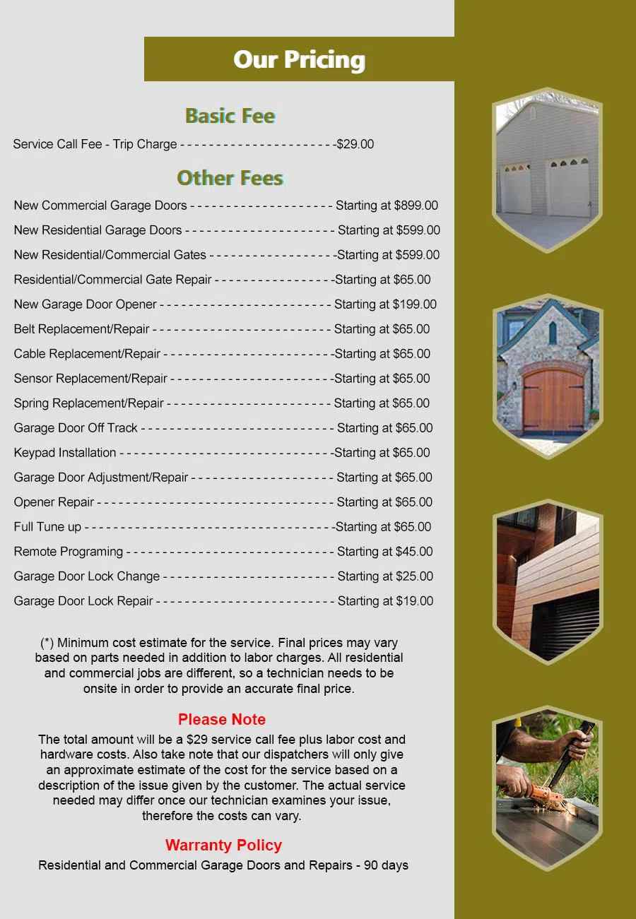 HighTech Garage Door Service Flat Rock, MI 734-404-8245